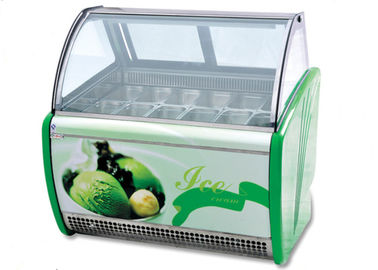 -16 ~ -20 ℃ Ice Cream Display Showcase / Thương mại Tủ lạnh Tủ đông