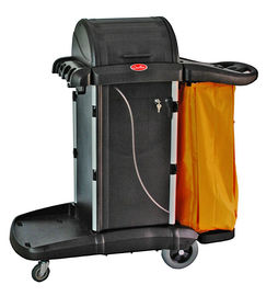 Multipurpose Cleaning Cart With Cover / Room Service Equipments Without Noise