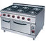 Mỹ-RQ-6 Thương bếp Thiết bị bếp gas đun 6 Burner Gas oven