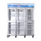 Thương Hiệu Hiệu Quả Cao 6 Tủ Lạnh Cửa Chén Tủ Lạnh Cooling Dual Compressor