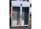 CE phê duyệt cửa kính Reach-in thẳng đứng máy làm lạnh nhập khẩu Embraco nén thương mại tủ lạnh tủ đông
