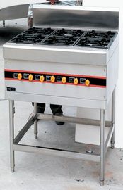 Loại sàn 40KW bếp nấu ăn bằng khí thương mại 4-8 Burner