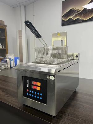 Nhiều chức năng thép không gỉ Deep Fryer tự động nâng dầu nướng máy nướng nướng nướng nướng nướng nướng nướng