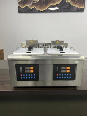Nhiều chức năng thép không gỉ Deep Fryer tự động nâng dầu nướng máy nướng nướng nướng nướng nướng nướng nướng