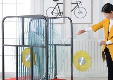 6 inch Polyester Casters / Thiết bị tiệc 10 khoang kính bàn xoay xe tải